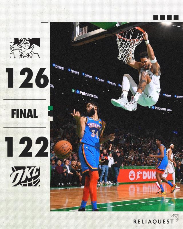 星空电竞-逆转雷霆豪取7连胜 绿军反超雄鹿升至东部第一